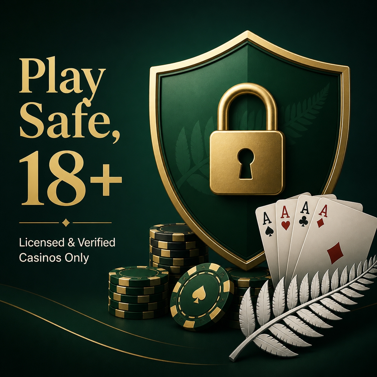 Play safe 18+ — licensed and verified online casinos only